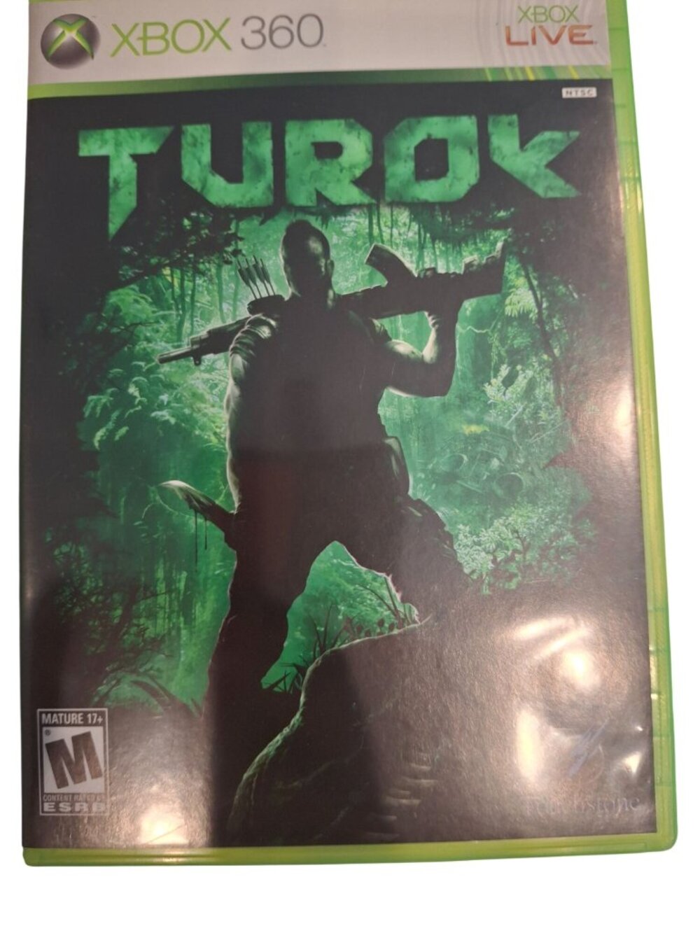 Turok Xbox 360 CIB Complete Manual 2008 Dinosaur FPS Shooter Touchstone Tested